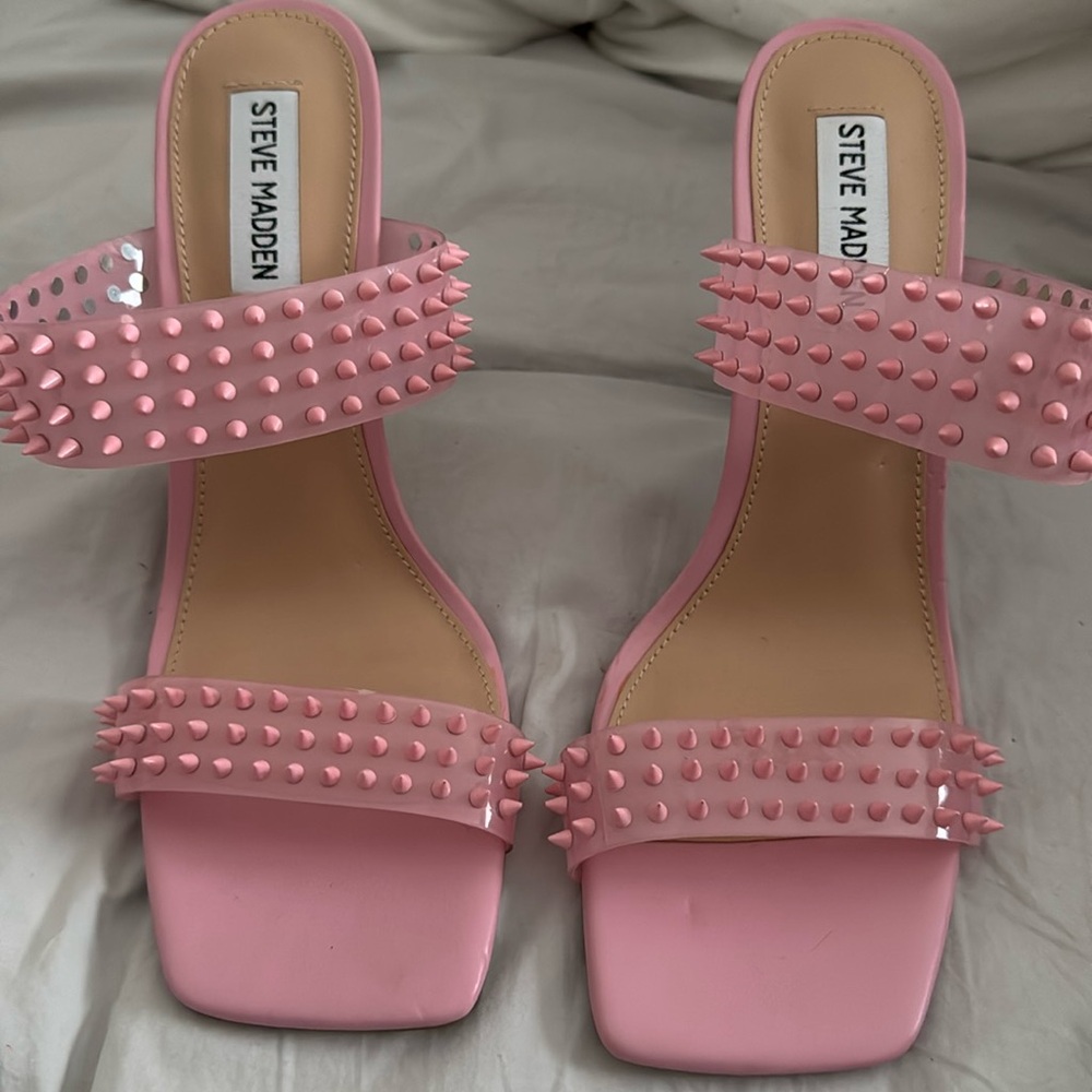 Steve Madden Lunna heeled sandal in pink
